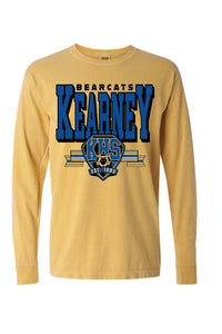Kearney Soccer - Classic - Comfort Color Heavy Long Sleeve Tee (6014)