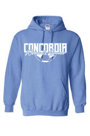 Concordia Soccer Script - Hooded Sweatshirt (18500)