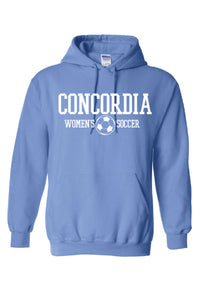 Concordia Soccer Stacked - Hooded Sweatshirt (18500)