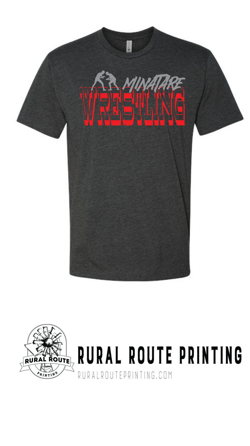 Minatare Wrestling - Old West - Short Sleeve (8000)