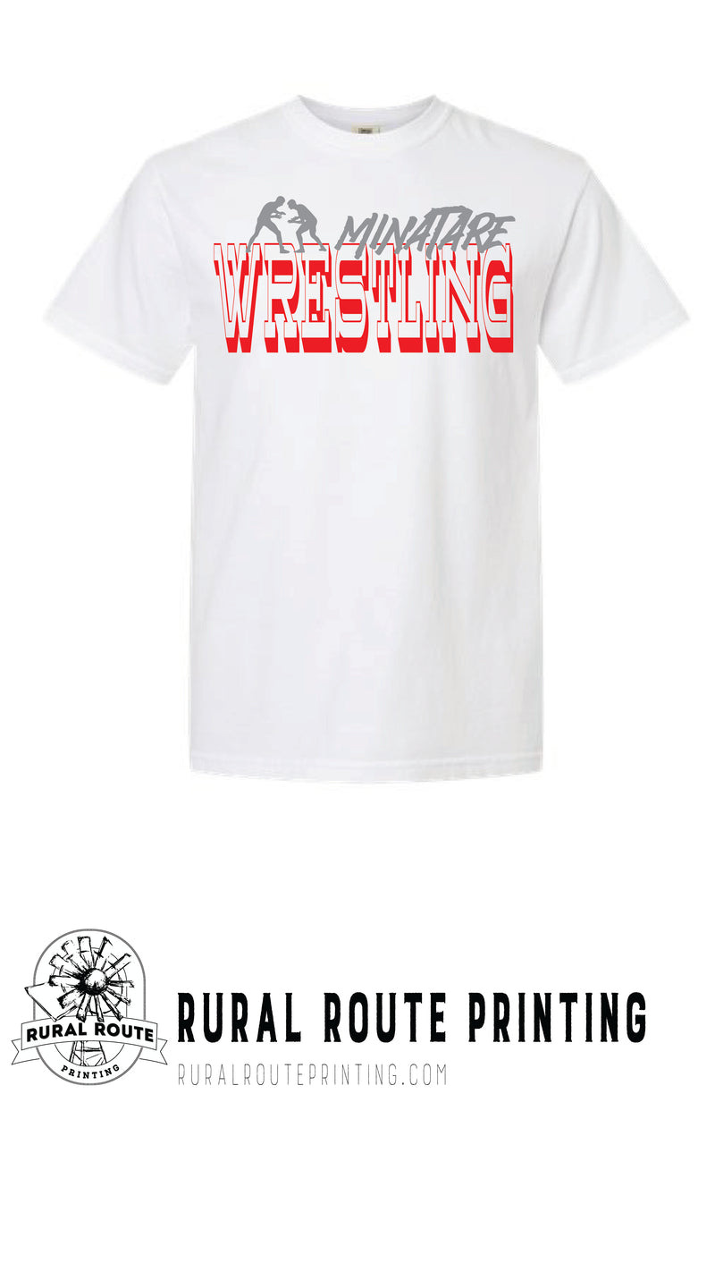 Minatare Wrestling - Old West - Short Sleeve (8000)