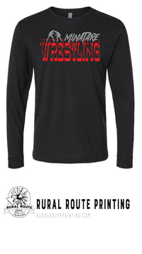 Minatare Wrestling - Old West - Long Sleeve Tee (8400)