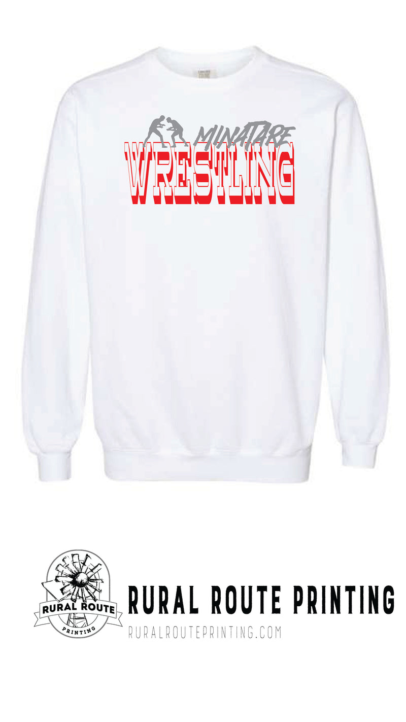 Minatare Wrestling - Old West - Long Sleeve Tee (8400)