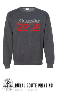 Minatare Wrestling - Old West - Crew Neck Sweatshirt (18000)