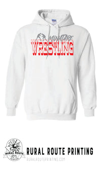 Minatare Wrestling - Old West - Hooded Sweatshirt (18500)