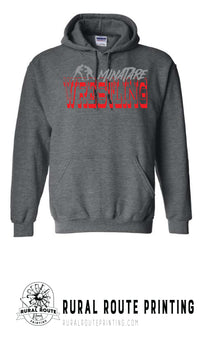 Minatare Wrestling - Old West - Hooded Sweatshirt (18500)