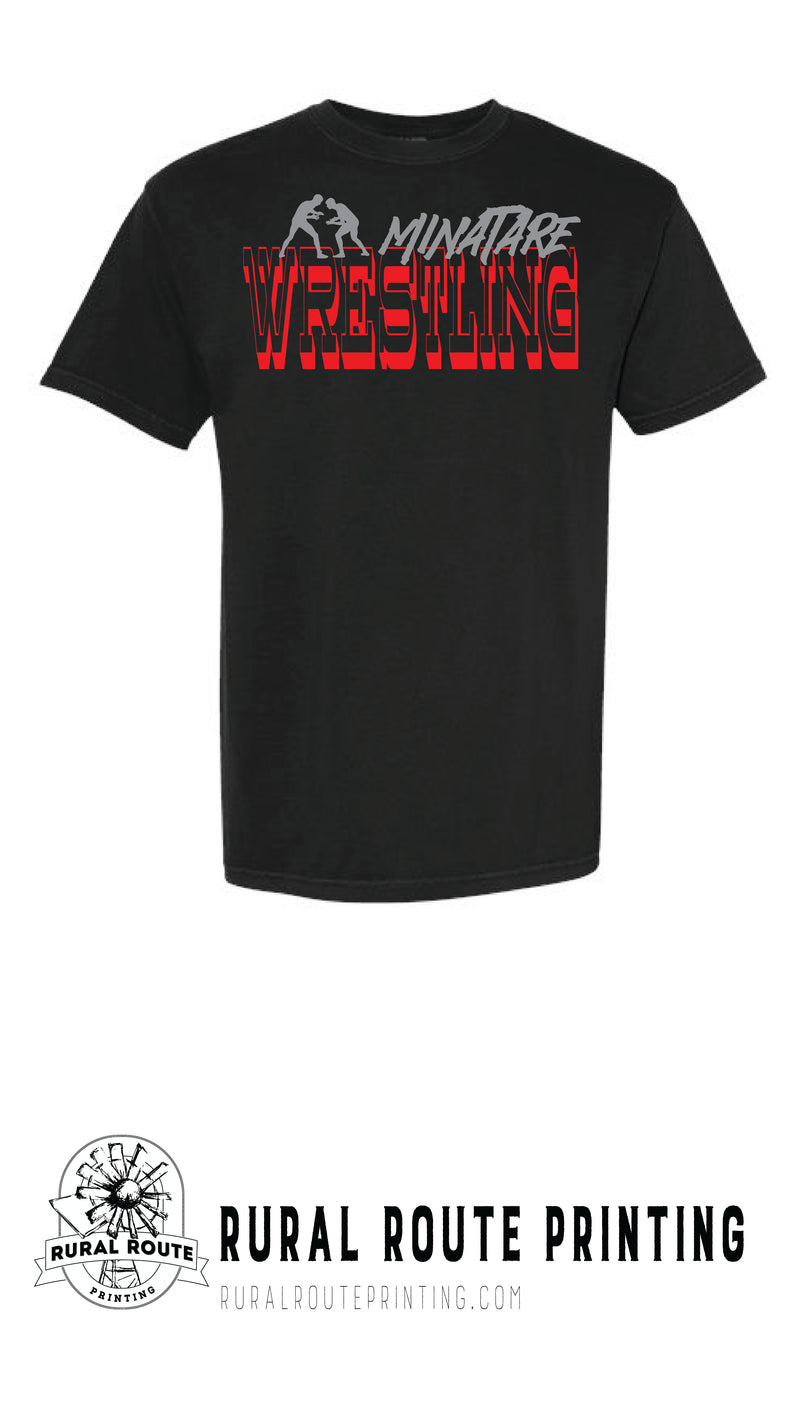 Minatare Wrestling - Old West - Comfort Color Short Sleeve