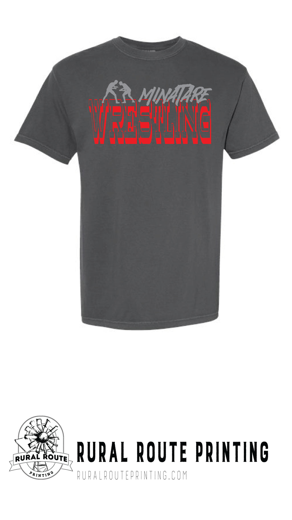 Minatare Wrestling - Old West - Comfort Color Short Sleeve