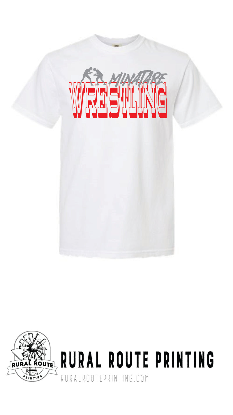 Minatare Wrestling - Old West - Comfort Color Short Sleeve