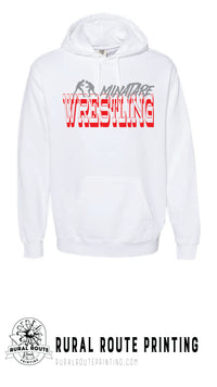 Minatare Wrestling - Old West - Comfort Color Hooded Sweatshirt