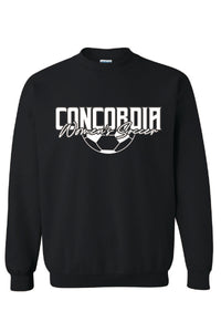 Concordia Soccer Script - Crewneck Sweatshirt (18000)