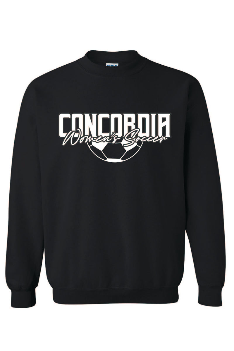 Concordia Soccer Script - Crewneck Sweatshirt (18000)