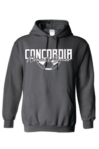 Concordia Soccer Script - Hooded Sweatshirt (18500)