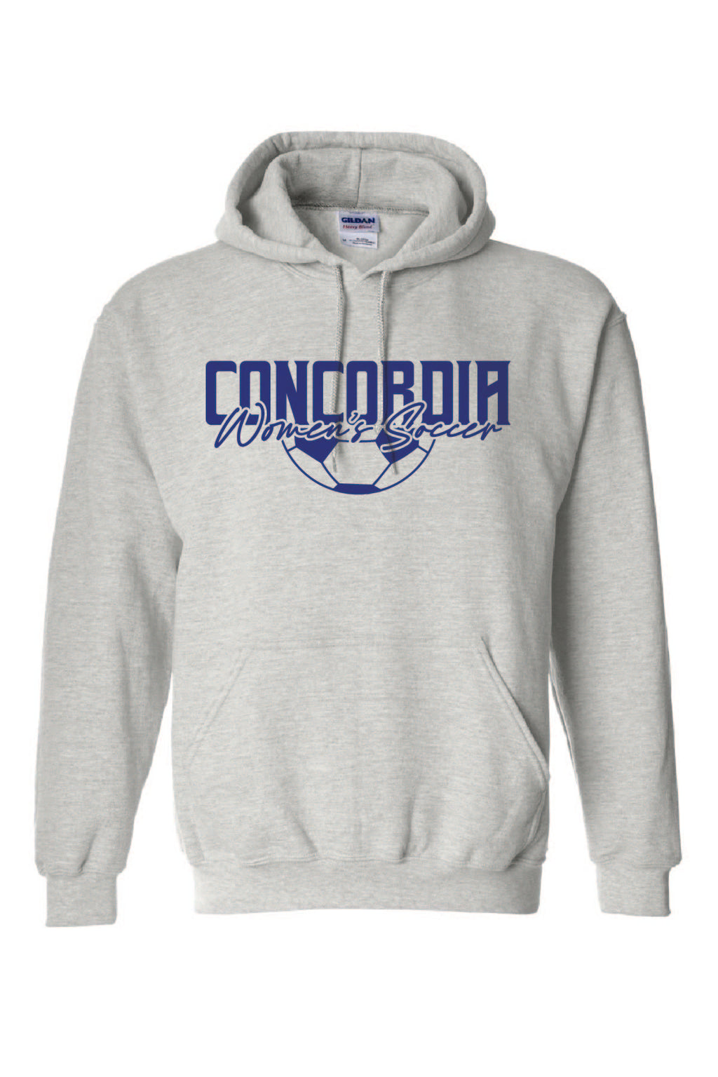 Concordia Soccer Script - Hooded Sweatshirt (18500)