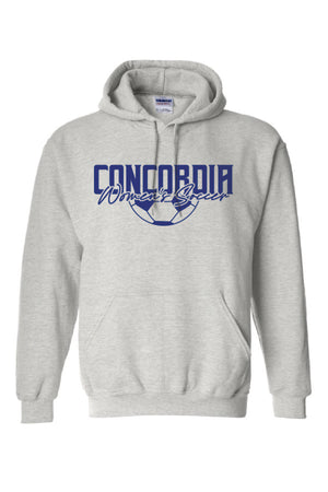 Concordia Soccer Script - Hooded Sweatshirt (18500)