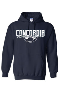 Concordia Soccer Script - Hooded Sweatshirt (18500)