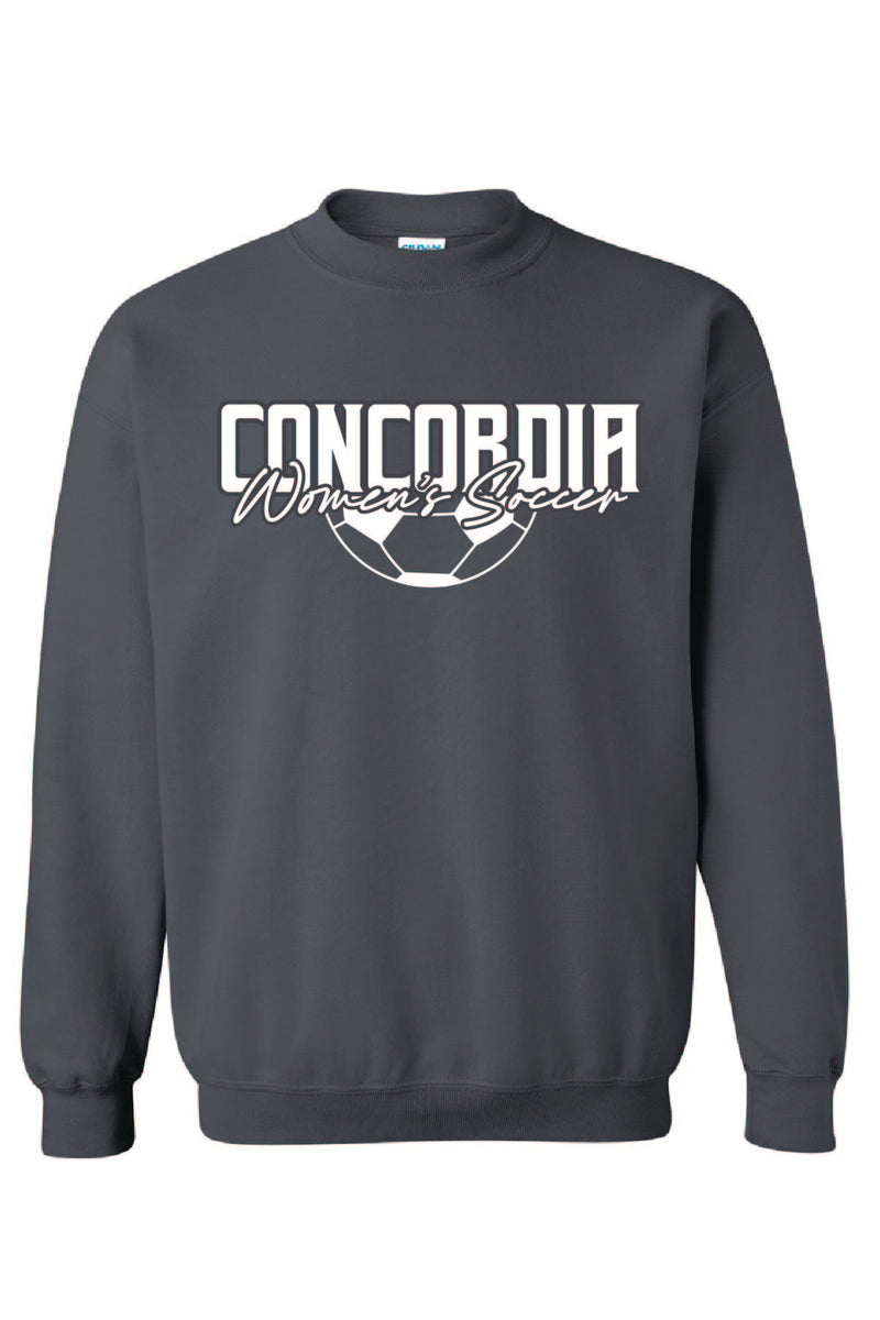 Concordia Soccer Script - Crewneck Sweatshirt (18000)
