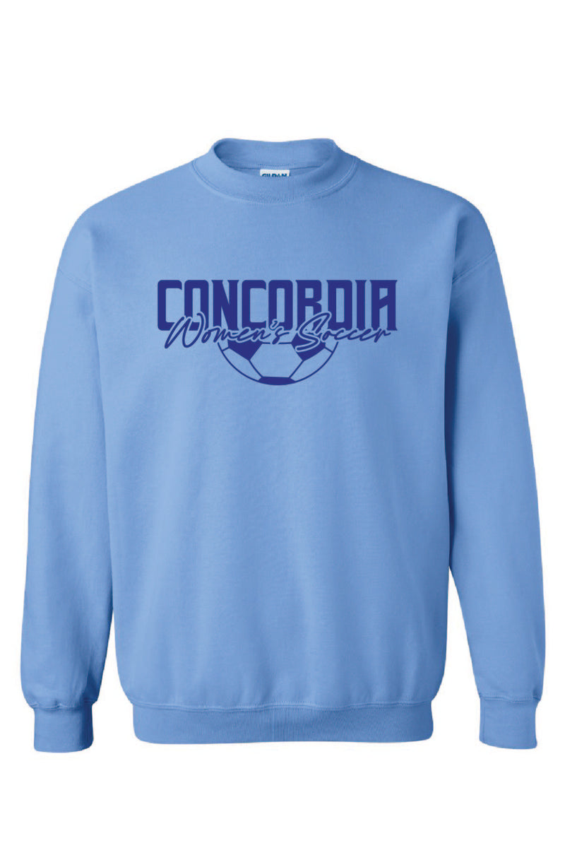 Concordia Soccer Script - Crewneck Sweatshirt (18000)