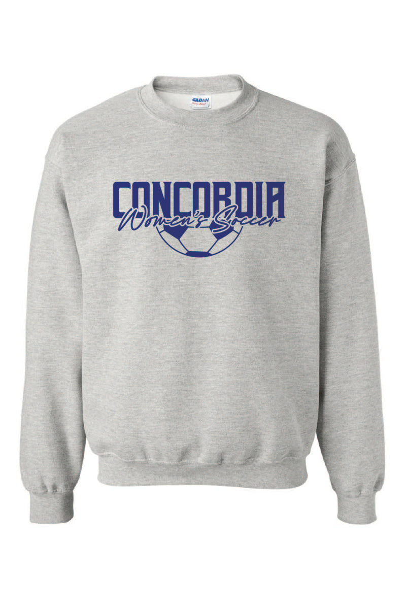 Concordia Soccer Script - Crewneck Sweatshirt (18000)