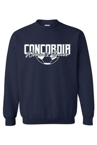 Concordia Soccer Script - Crewneck Sweatshirt (18000)