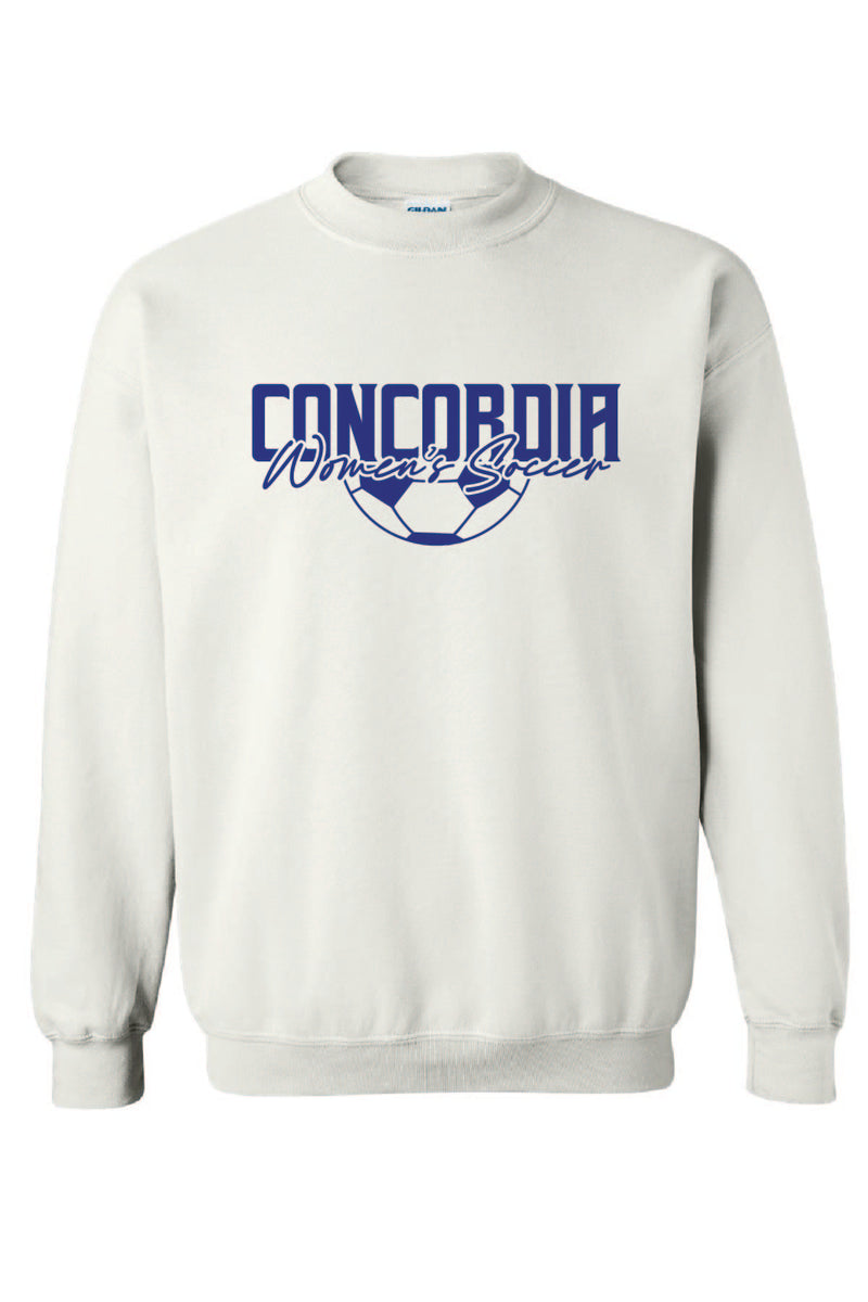 Concordia Soccer Script - Crewneck Sweatshirt (18000)