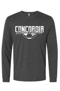 Concordia Soccer Stacked - Long Sleeve T-Shirt (6211)