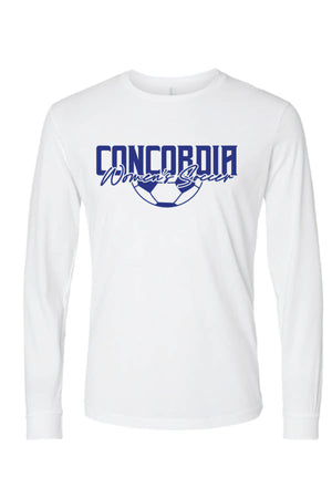 Concordia Soccer Script - Long Sleeve T-Shirt (6211)