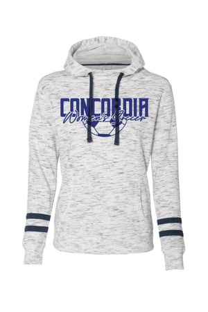 Concordia Soccer - J. America Women's Striped Hoodie (8674)