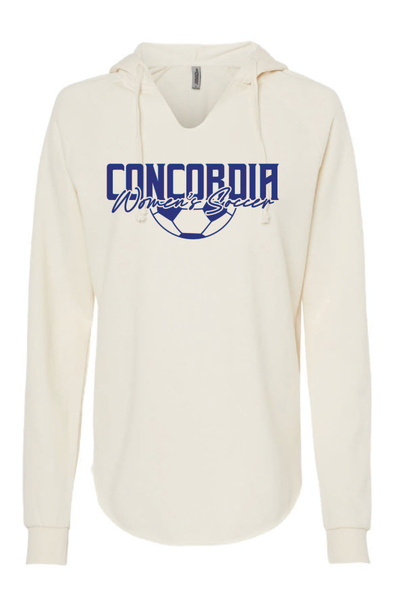 Concordia Soccer Script - Independent Women's Relaxed Hoodie (PRM2500)