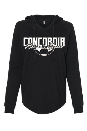 Concordia Soccer Script - Independent Women's Relaxed Hoodie (PRM2500)