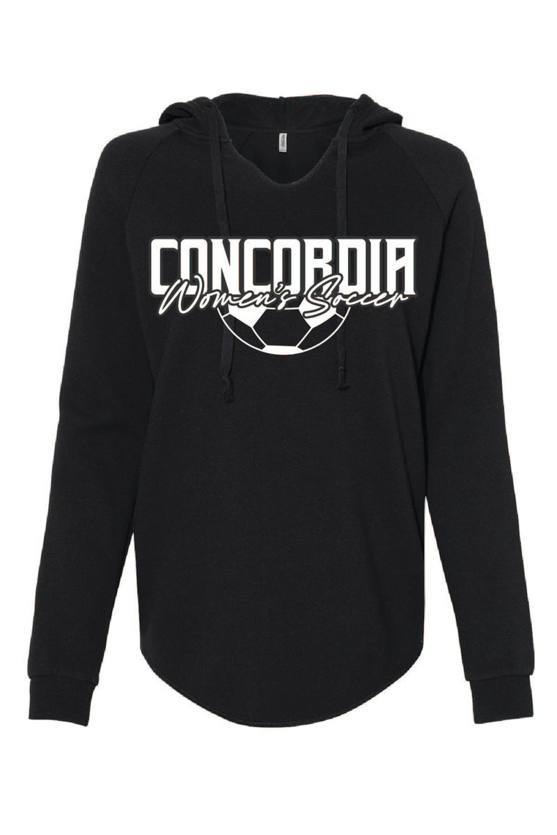 Concordia Soccer Script - Independent Women's Relaxed Hoodie (PRM2500)