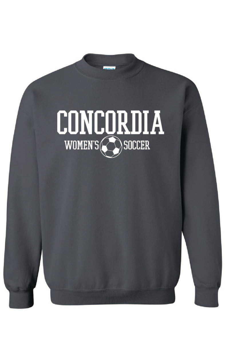 Concordia Soccer Stacked - Crewneck Sweatshirt (18000)
