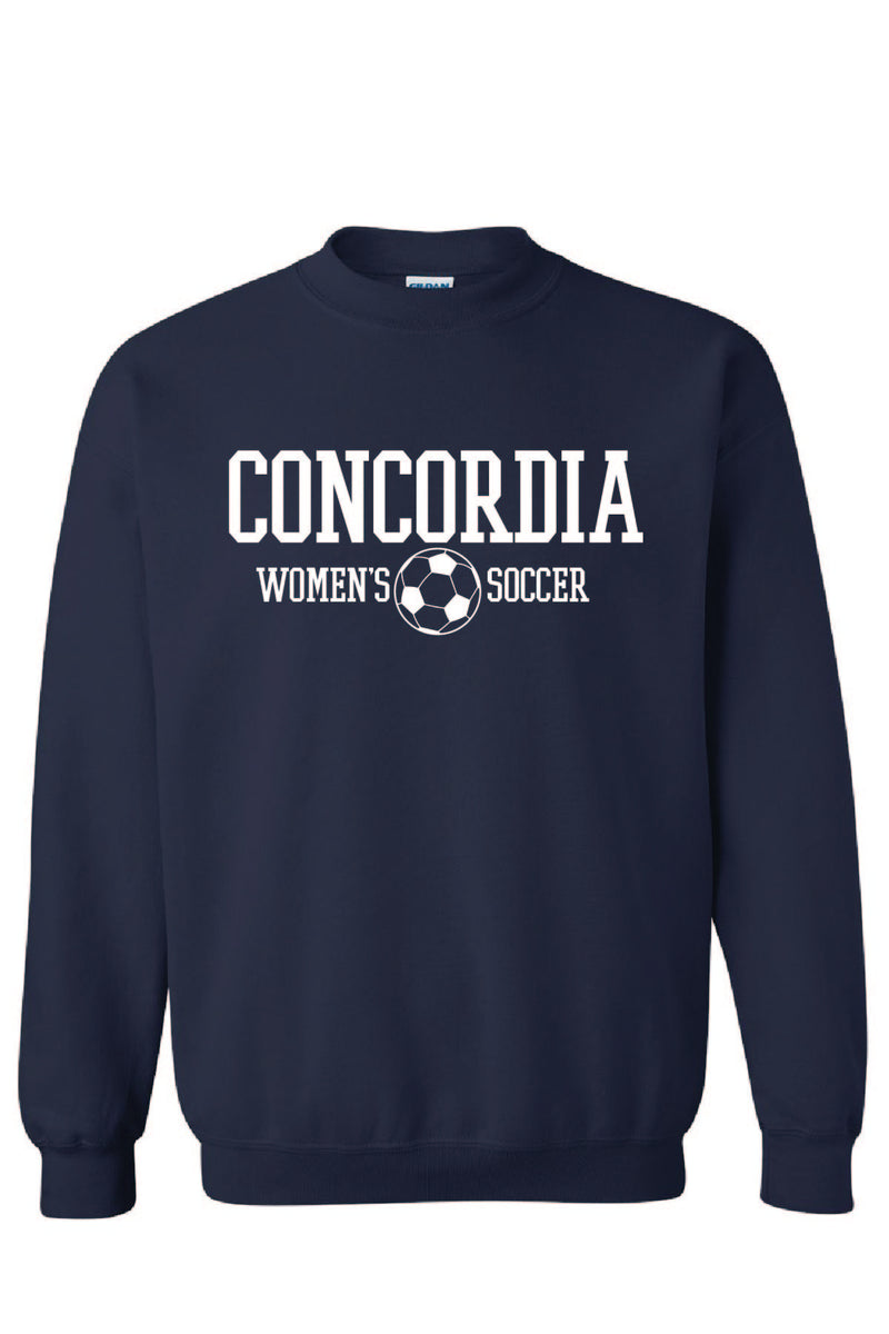 Concordia Soccer Stacked - Crewneck Sweatshirt (18000)