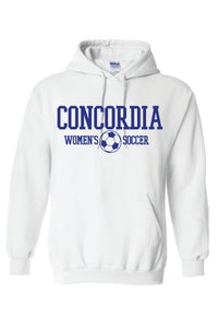 Concordia Soccer Stacked - Hooded Sweatshirt (18500)