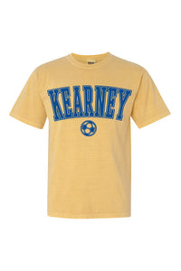 Kearney Soccer - Arched - Comfort Color Heavy Short Sleeve Tee (1717)