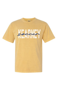 Kearney Soccer - Script - Comfort Color Heavy Short Sleeve Tee (1717)