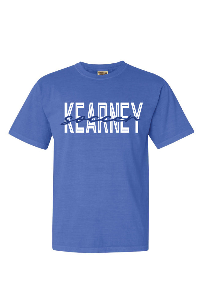 Kearney Soccer - Script - Comfort Color Heavy Short Sleeve Tee (1717)