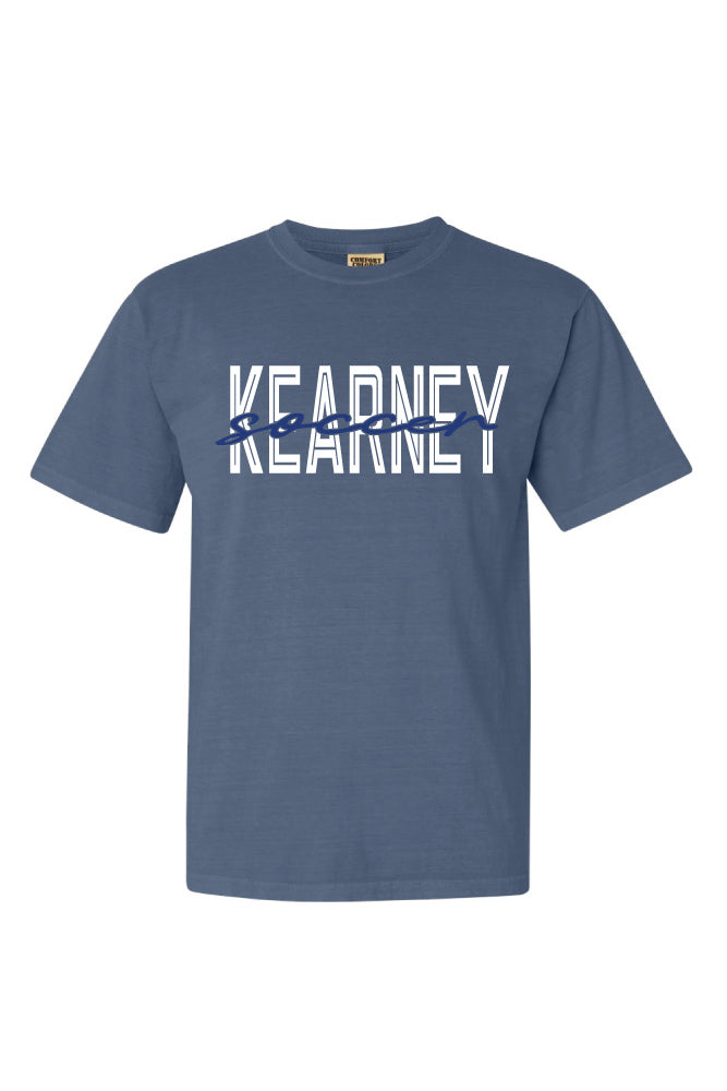 Kearney Soccer - Script - Comfort Color Heavy Short Sleeve Tee (1717)