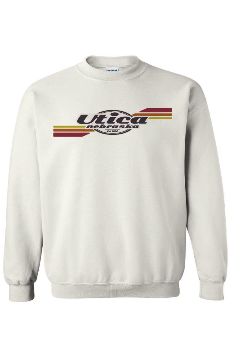 Utica Tri Color - Gildan Crewneck Sweatshirt (18000)