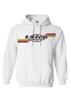 Utica Tri Color - Gildan Hooded Sweatshirt (18500)