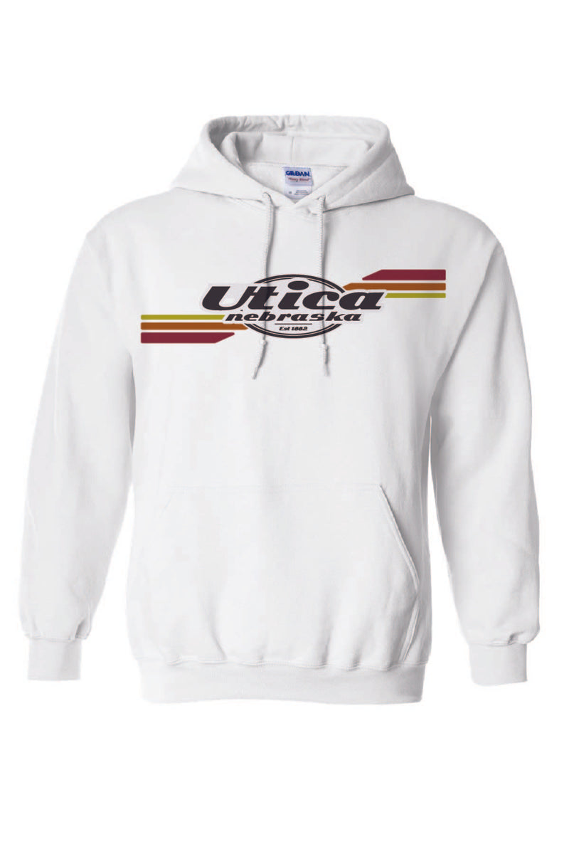 Utica Tri Color - Gildan Hooded Sweatshirt (18500)