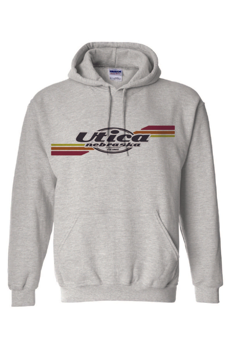 Utica Tri Color - Gildan Hooded Sweatshirt (18500)