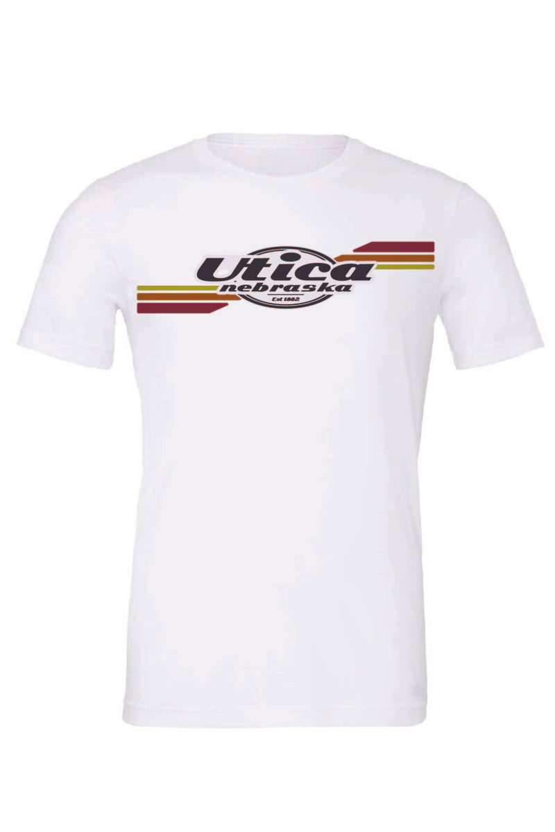Utica Tri Color - Short Sleeve T-Shirt (3001CVC)