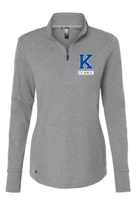 Kearney Soccer - Women's Adidas -  3-Stripes Quarter-Zip Sweater - A555