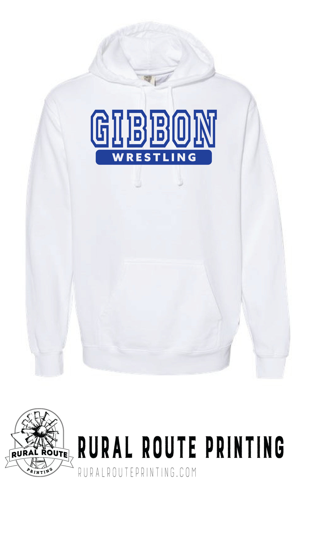 Gibbon Wrestling - Comfort Color Heavy Hoodie (1567)