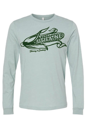 Utica Farming and Drinking - Long Sleeve T-Shirt (3501CVC)