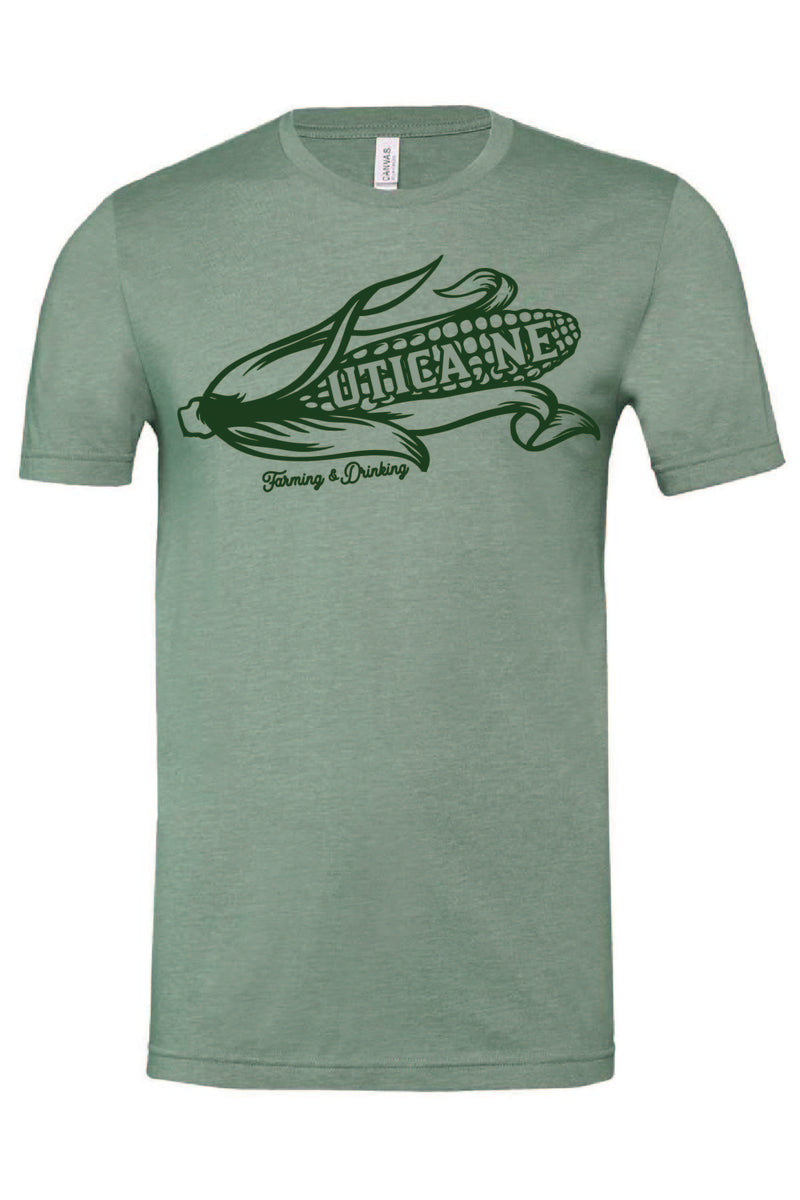 Utica Farming and Drinking - Short Sleeve T-Shirt (3001CVC)