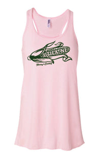 Utica Drinking and Farming - Bella Canvas Women's Flowy Racerback Tank - (8800)