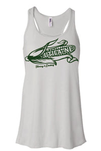 Utica Drinking and Farming - Bella Canvas Women's Flowy Racerback Tank - (8800)