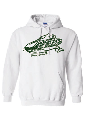 Utica Farming and Drinking - Gildan Hooded Sweatshirt (18500)